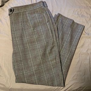 Plaid dress pants